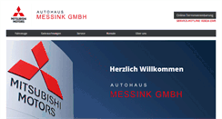 Desktop Screenshot of mitsubishi-messink.de